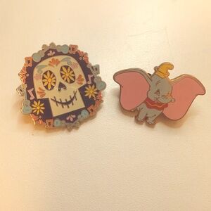 Disney Coco and Dumbo collecting pins plus lanyard